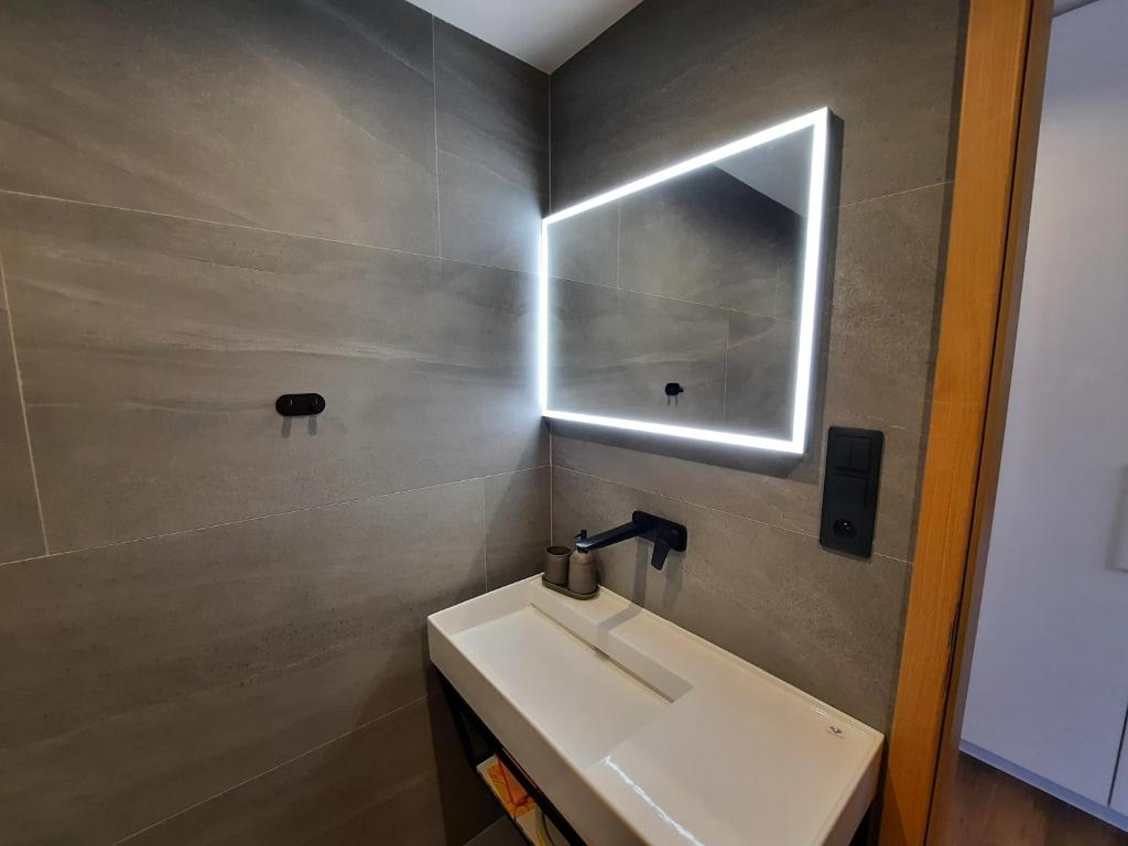 Koupelna v ubytování Unique View Design Apartment Štrbské Pleso