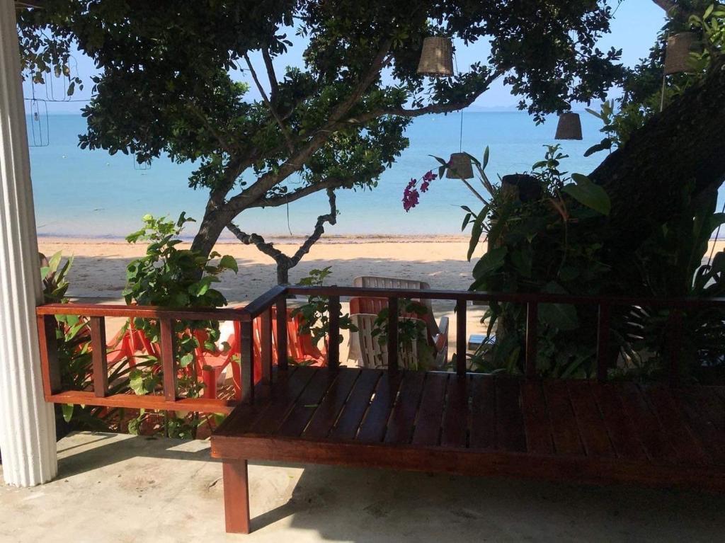 Balkón nebo terasa v ubytování Palm Resort Krabi
