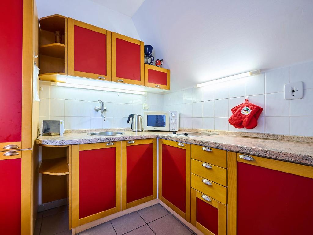 Kuchnia lub aneks kuchenny w obiekcie Apartment Klondajk by Interhome