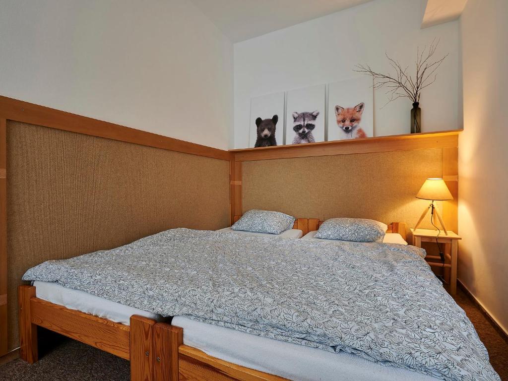 Postel nebo postele na pokoji v ubytování Apartment Harrachovka by Interhome
