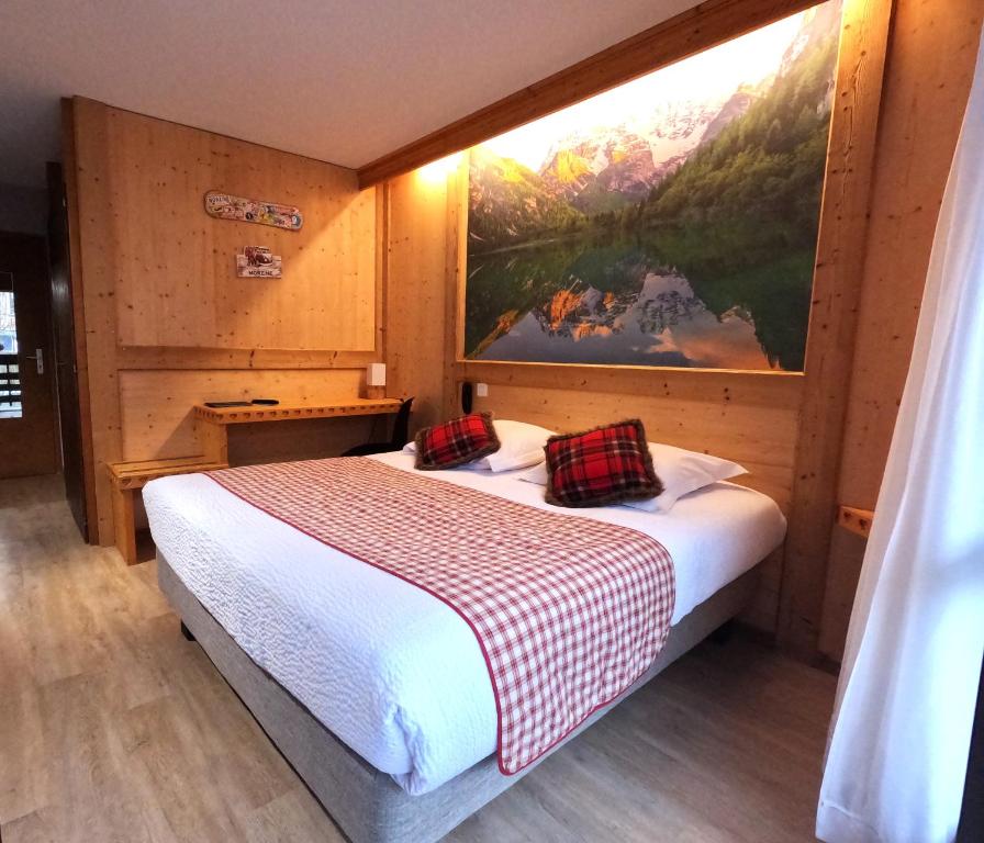 Postel nebo postele na pokoji v ubytování Hotel Le Soly
