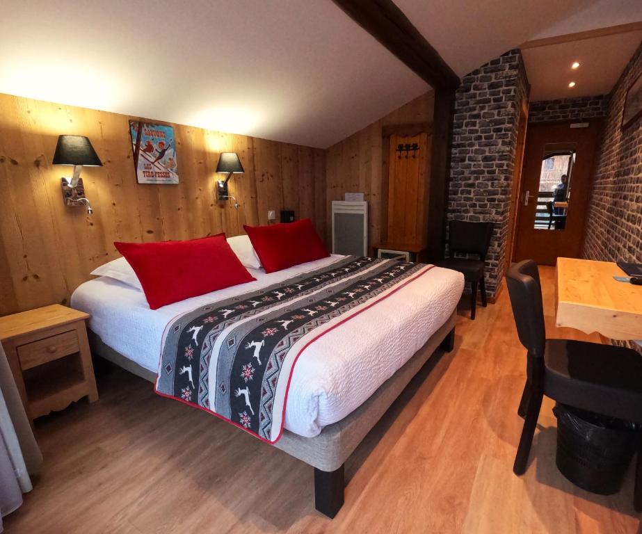 Postel nebo postele na pokoji v ubytování Hotel Le Soly