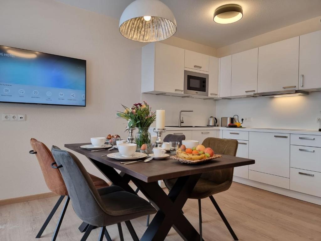 Köök või kööginurk majutusasutuses Apartment Bergschnucke Homes-3 by Interhome