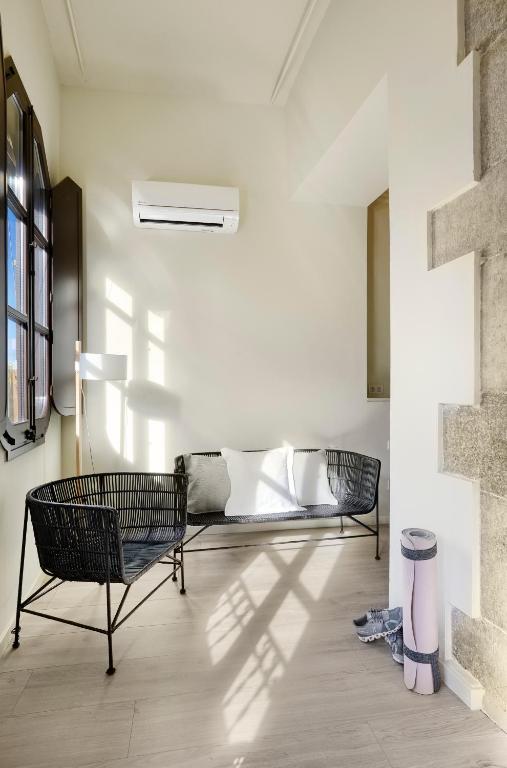 Posezení v ubytování Canvas Apartments & Lofts Girona