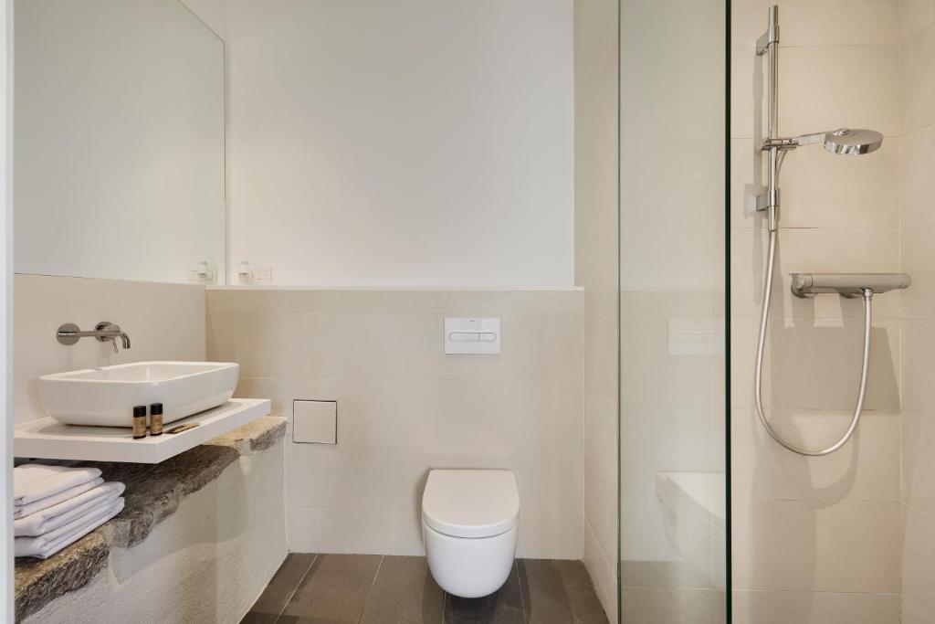 Koupelna v ubytování Canvas Apartments & Lofts Girona