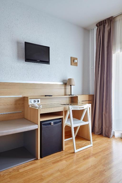 TV a/nebo společenská místnost v ubytování Gran Hotel Flamingo-Adults Only older 18 years old