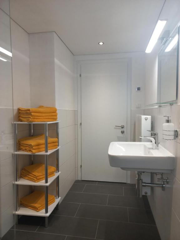 Koupelna v ubytování Ferienwohnung Stelzis