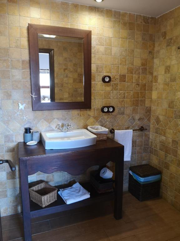 Koupelna v ubytování Hotel Triskel