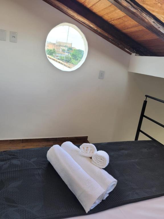 Postel nebo postele na pokoji v ubytování Pelourinho Boutique Hotel - OH HOTÉIS
