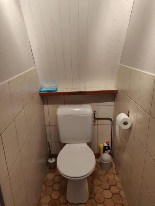 Koupelna v ubytování Gîte des 4 éléments