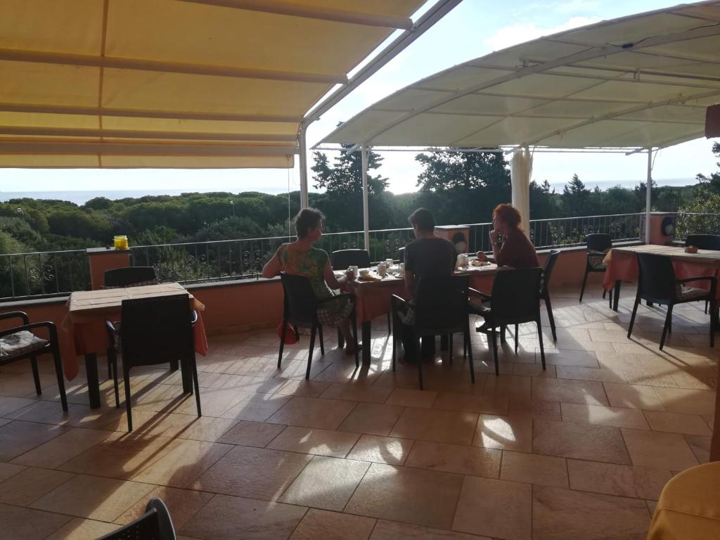 Balkón nebo terasa v ubytování Hotel Villa Campana
