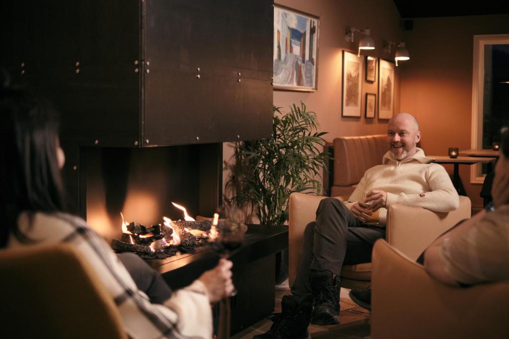 Posezení v ubytování Bergstadens Hotel & Spa