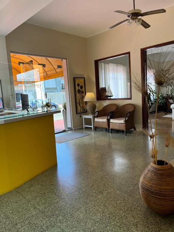 Postel nebo postele na pokoji v ubytování Hotel Tamariz