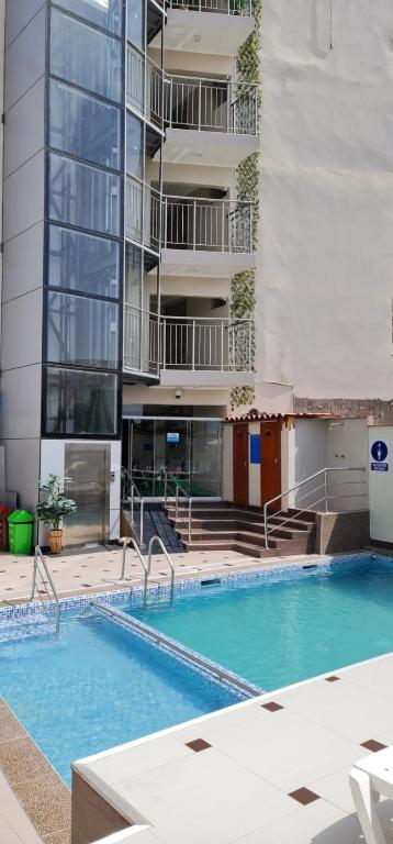 Bazén v ubytování Hotel Spa Machupicchu nebo v jeho okolí