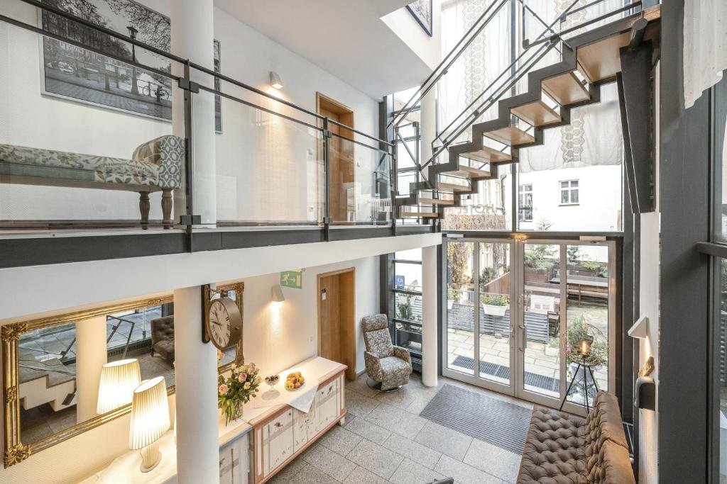 Kuchyň nebo kuchyňský kout v ubytování Hotel Am Dom