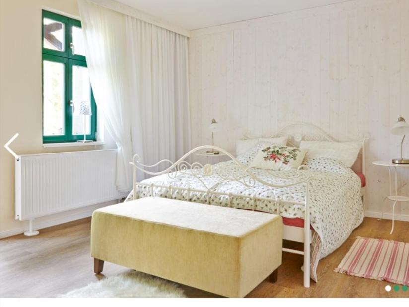Postel nebo postele na pokoji v ubytování Dambachhaus Thale