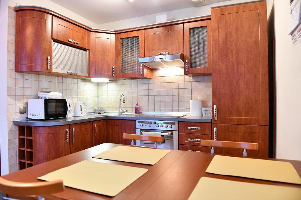Kuchyňa alebo kuchynka v ubytovaní Apartament Granit
