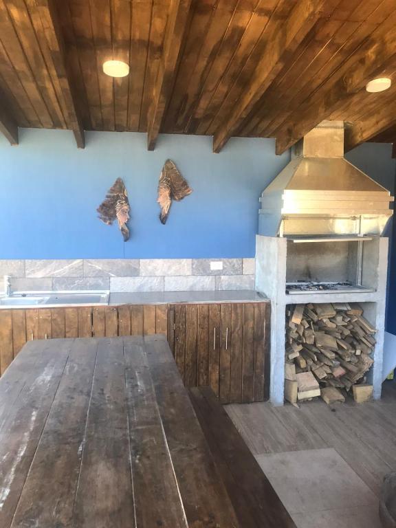 Gril dostupný pro hosty v bed and breakfast