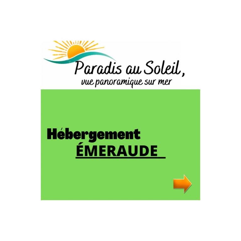 Certifikát, hodnocení, plakát nebo jiný dokument vystavený v ubytování PARADIS AU SOLEIL, vue panoramique sur mer