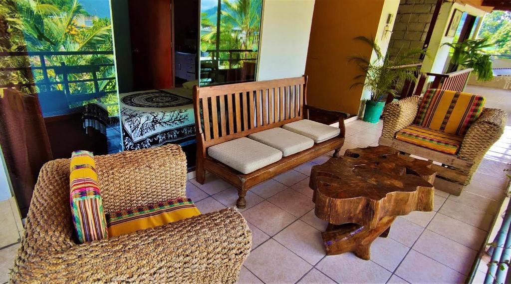 Posezení v ubytování VAGO HOSTEL
