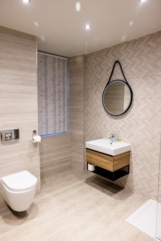 Koupelna v ubytování Sligachan Hotel