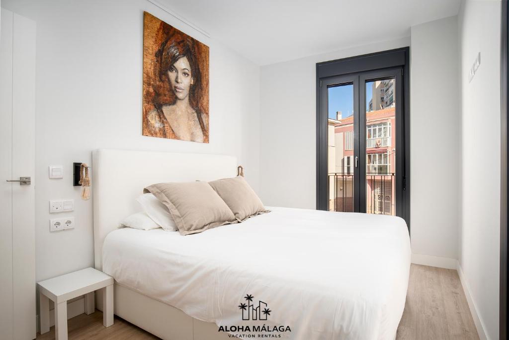 Posteľ alebo postele v izbe v ubytovaní Luxury Duplex with Pool and Padel Court in Town