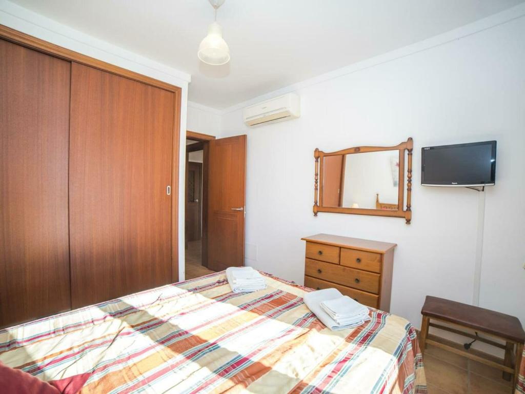 Postel nebo postele na pokoji v ubytování Villa in Muro near Can Picafort Beach