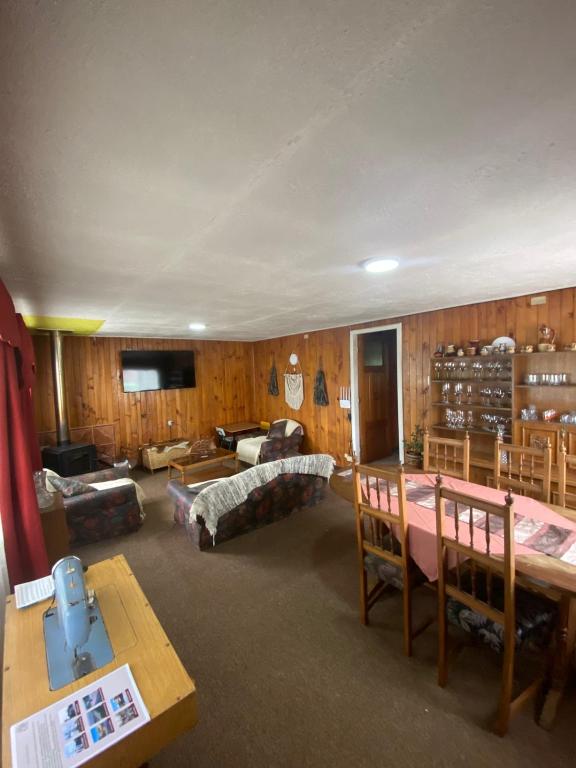 Istumisnurk majutusasutuses Mi casa chilota