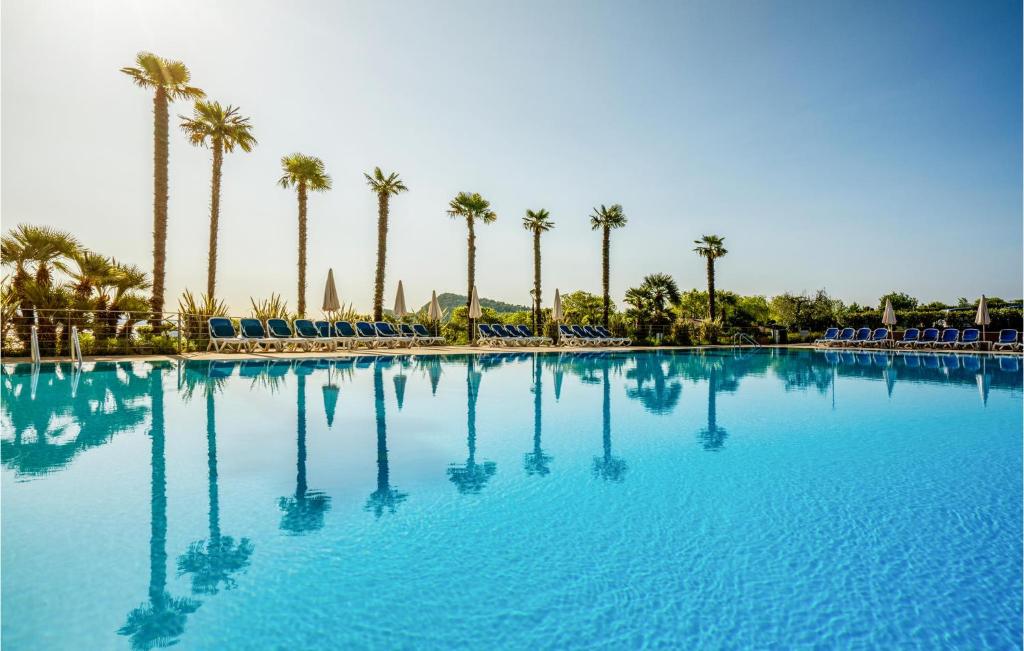 The swimming pool at or close to Bilocale