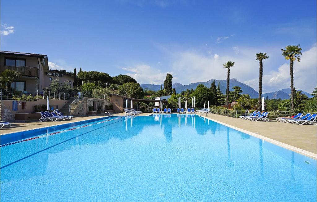 The swimming pool at or close to Bilocale