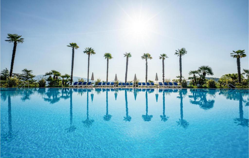 The swimming pool at or close to Bilocale