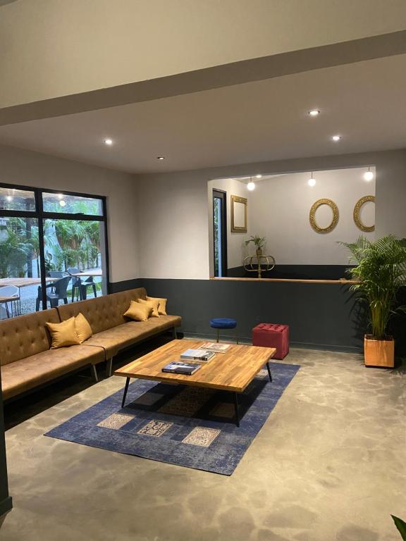 Posezení v ubytování Casa Mosaiko Patio Bonito
