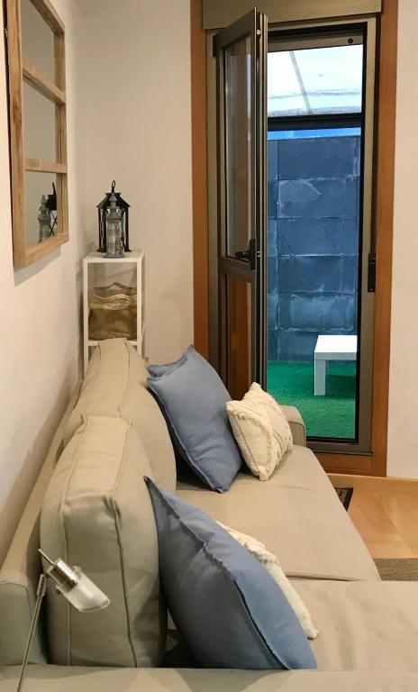 A seating area at Apartamento La Buena Vida