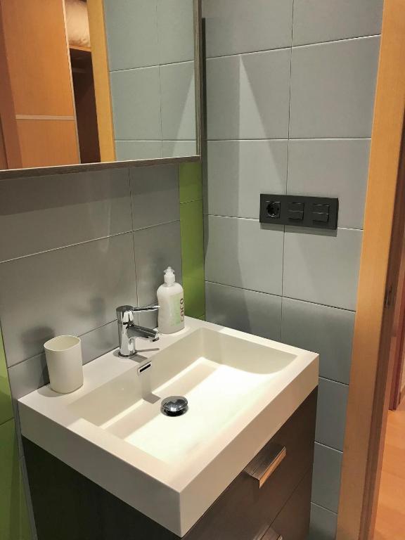 A bathroom at Apartamento La Buena Vida