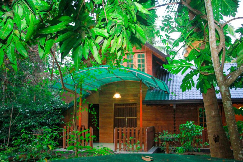 Zahrada ubytování Machcha Lodge Sigiriya
