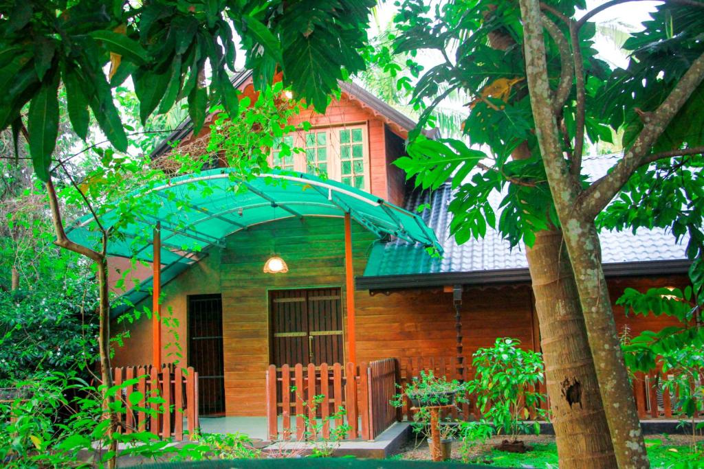Zahrada ubytování Machcha Lodge Sigiriya