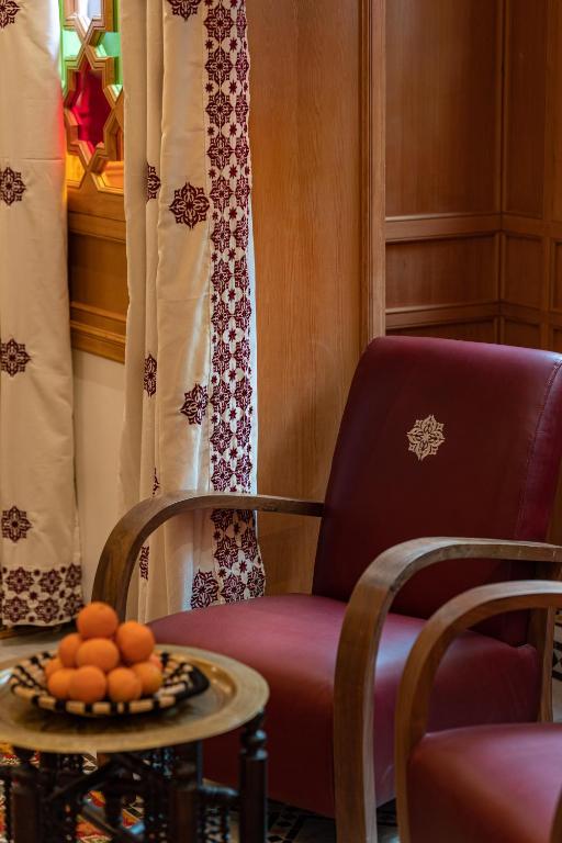 Posezení v ubytování La Maison Arabe Hotel, Spa & Cooking Workshops