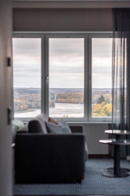 Posezení v ubytování Clarion Hotel Umeå