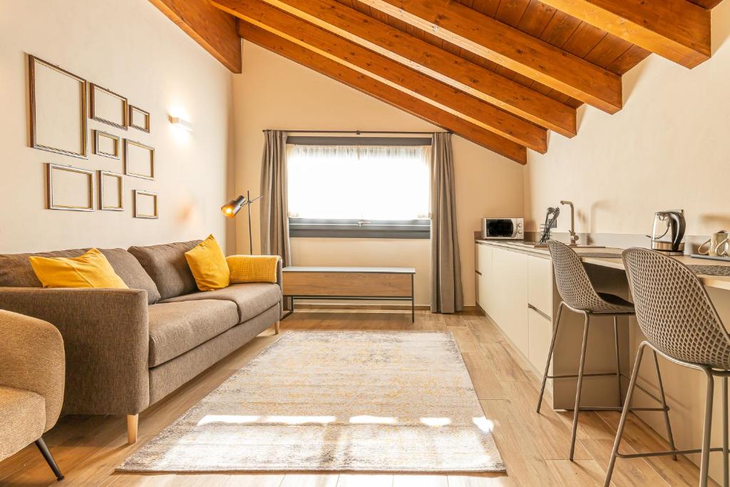 Posezení v ubytování Hotel Mon Émile