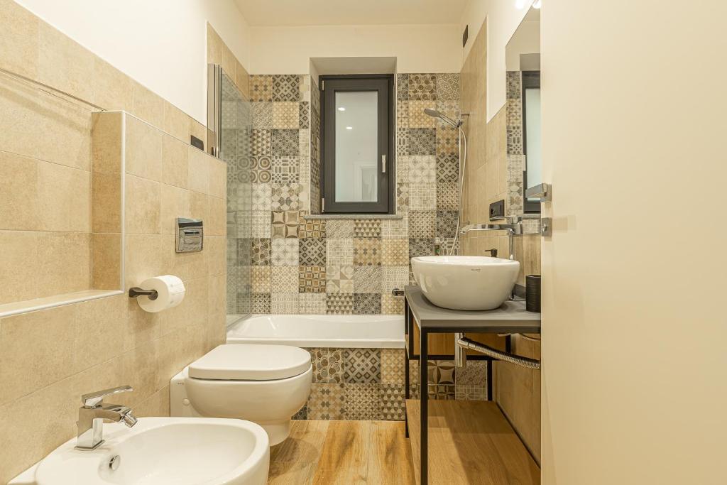 Koupelna v ubytování Hotel Mon Émile