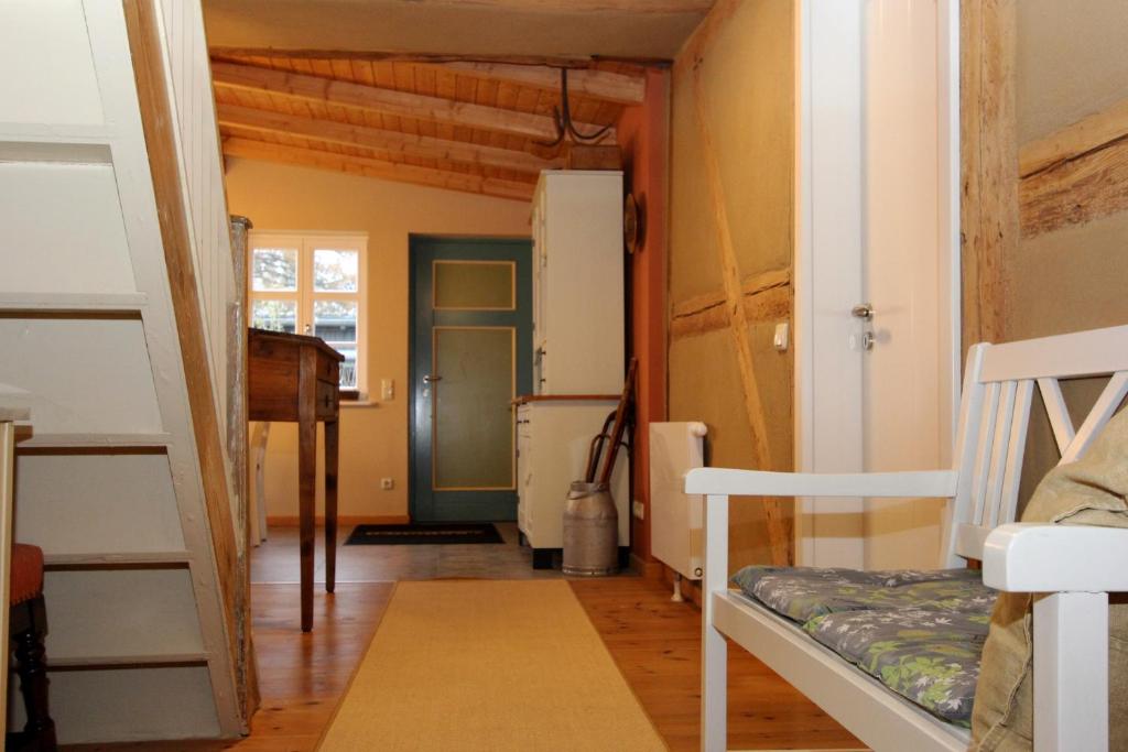 Postel nebo postele na pokoji v ubytování Krabbenkate