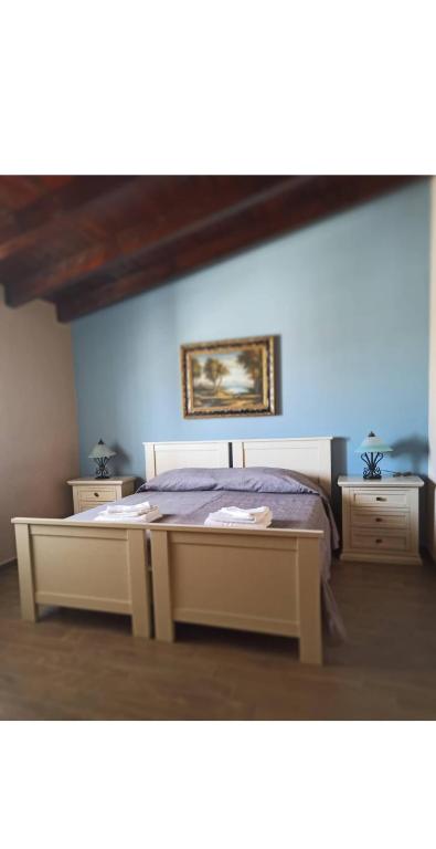 Posteľ alebo postele v izbe v ubytovaní L' Antica Trebbia - Rooms
