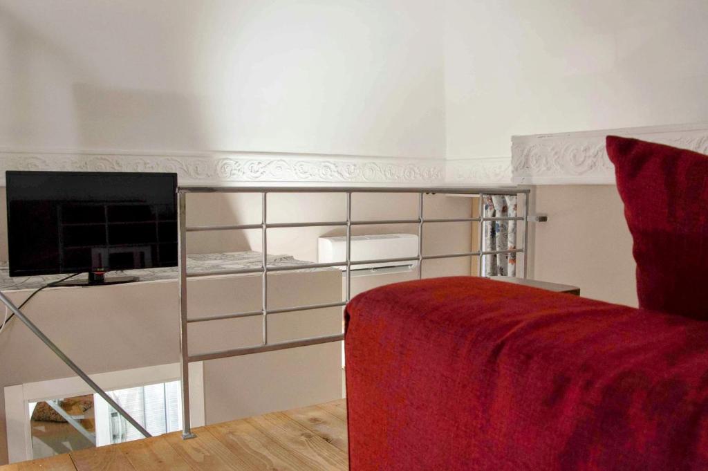 Telewizja i/lub zestaw kina domowego w obiekcie B&B Benincasa