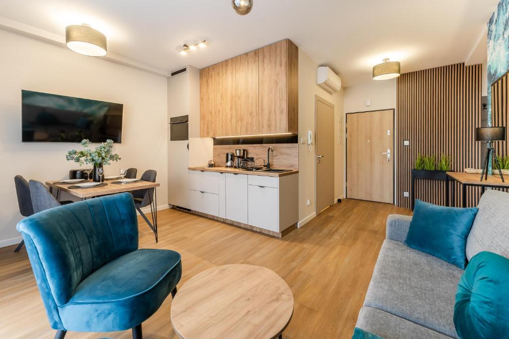 Kuchyň nebo kuchyňský kout v ubytování Sunset Resort III, Nadmorska 100A