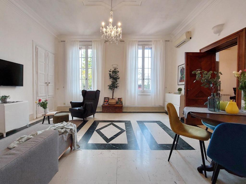 A television and/or entertainment centre at Prestigious Tagliamento Terrace
