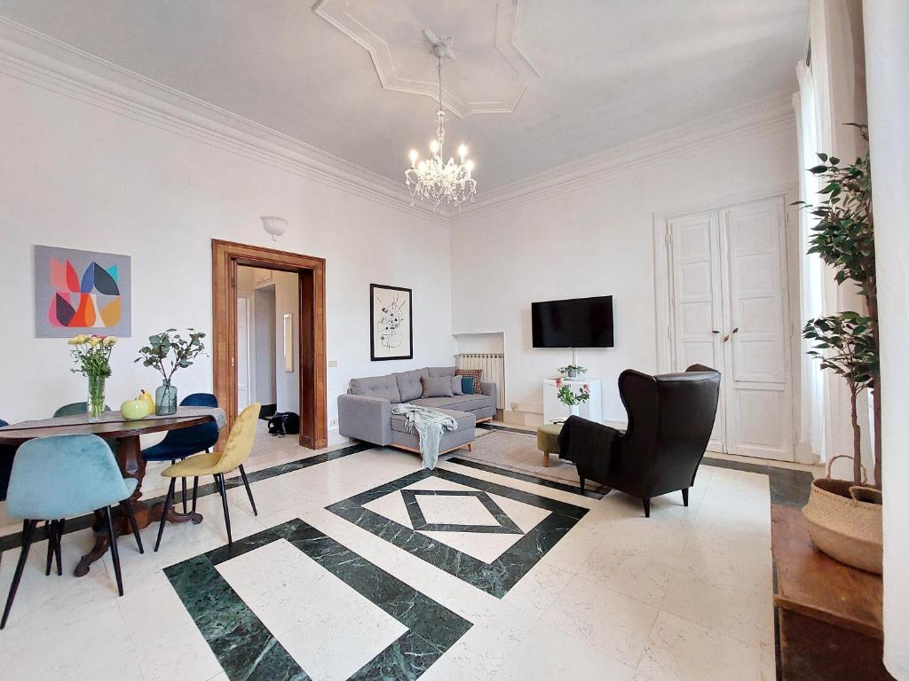 A television and/or entertainment centre at Prestigious Tagliamento Terrace