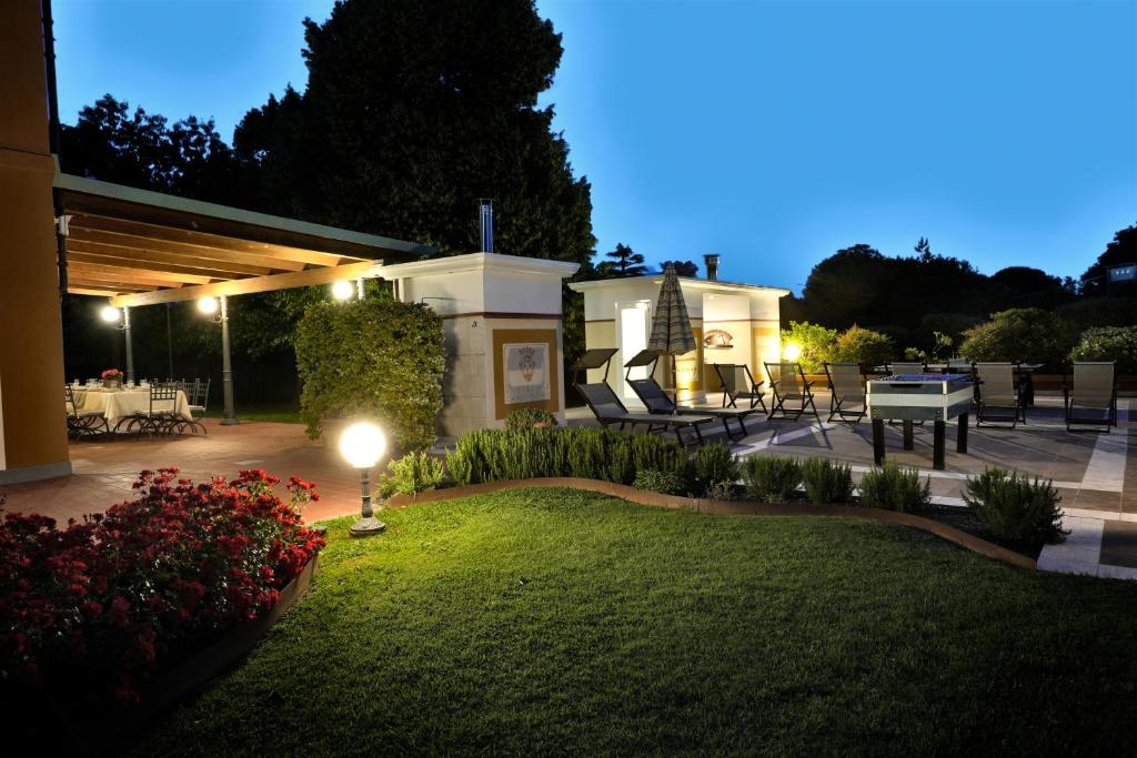 Zahrada ubytování Villa Colombai