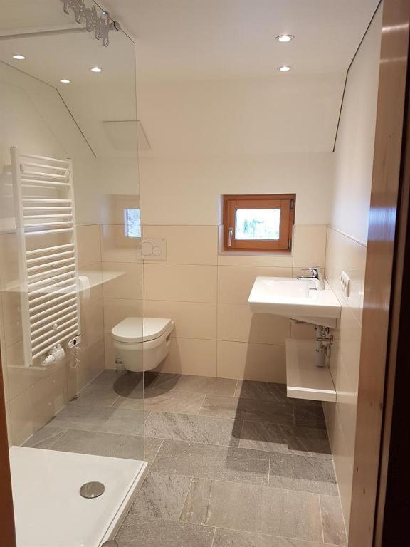Koupelna v ubytování Ferienwohnung Helma