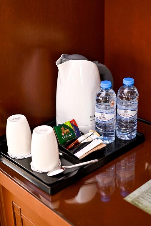 Nápoje v ubytování Central Hotel Yerevan