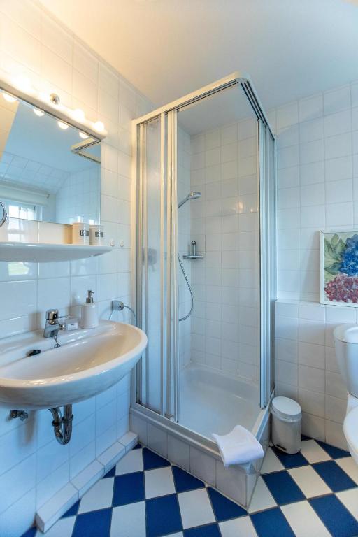 Koupelna v ubytování Ferienhaus Walter